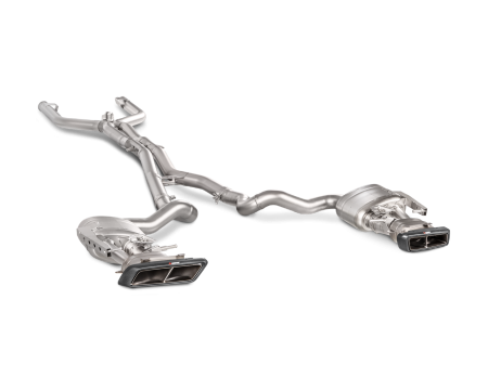 Akrapovic - Akrapovic 16-17 AMG C63 Coupe Evolution Line Cat Back (Titanium) w/ Carbon Tips (Req. Link Pipe)
