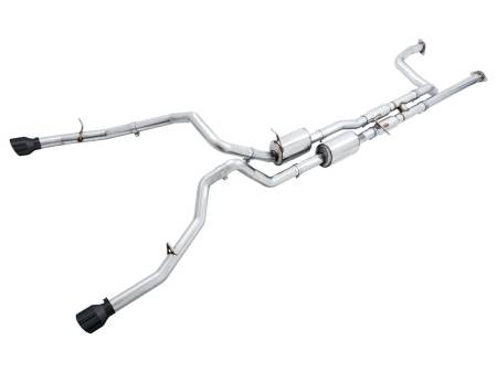 AWE Tuning - AWE 2021 RAM 1500 TRX 0FG Cat-Back Exhaust - Diamond Black Tips