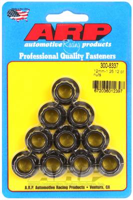 ARP - ARP M12 x 1.25 12pt nut kit 300-8337
