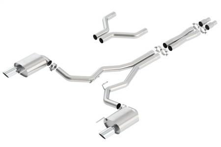Borla - Borla Atak Cat-Back 15-17 Ford Mustang GT 5.0L V8 MT/AT 3in pipe 4in tip