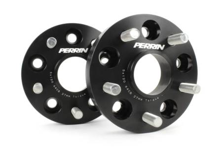 PERRIN Performance - Perrin 17-18 Honda Civic Type R 64.1mm Hub 5x120 27mm Wheel Spacers (One Pair)