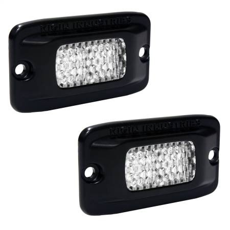 Rigid Industries - RIGID Back-Up Kit, Includes 2 SR-M Series PRO Flood Diffused, Flush Mount