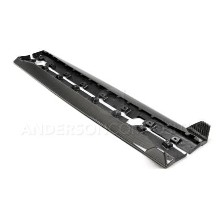 Anderson Composites - Anderson Composites 2015-2017 Ford Mustang GT350 Style Rocker Panel Splitter