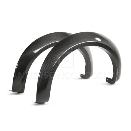 Anderson Composites - Anderson Composites 17-18 Ford Raptor Type-Wide Fender Flares (Rear)