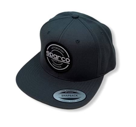 Sparco - Sparco Cap S-Patch Snapback Black
