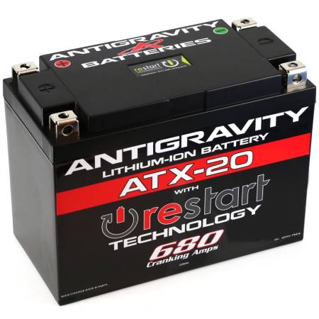 Antigravity Batteries - Antigravity Batteries YTX20 Lithium Battery w/Re-Start