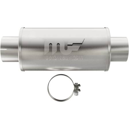 MagnaFlow Exhaust Products - MagnaFlow Muffler Mag DSL SS 7x7x14 4in Inlet 4in Outlet