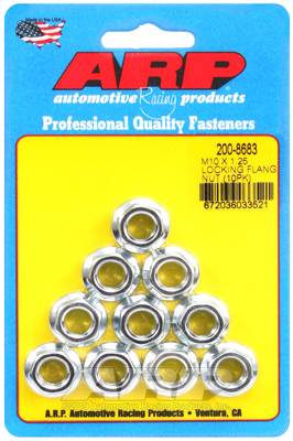 ARP - ARP M10 X 1.25 locking flange nut kit 200-8683