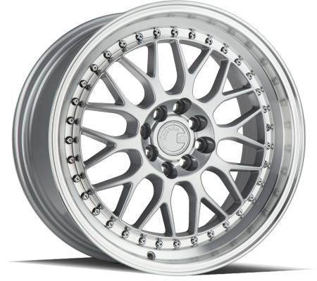 AodHan Wheels - Aodhan Wheels Rim AH02 17x8 4x100/114.3 73.1CB ET35 Silver w/ Machined Lip