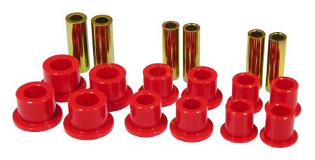 Prothane - Prothane 99-04 Ford F250/350 SD 2/4wd Front Leaf Spring Bushings - Red