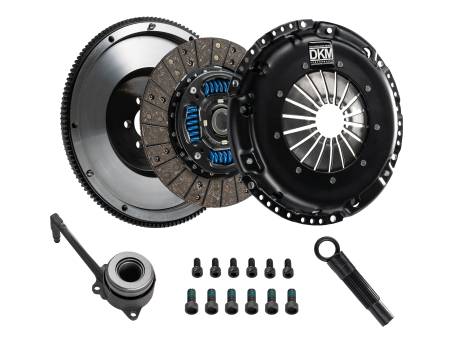DKM Clutch - DKM Clutch VW GLI 1.8T 6-Spd Sprung Organic MB Clutch Kit w/Steel Flywheel (440 ft/lbs Torque)