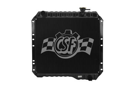 CSF Radiators - CSF 70-80 Toyota Landcruiser 3.9L/4.2L Heavy Duty 4 Row All Metal Radiator