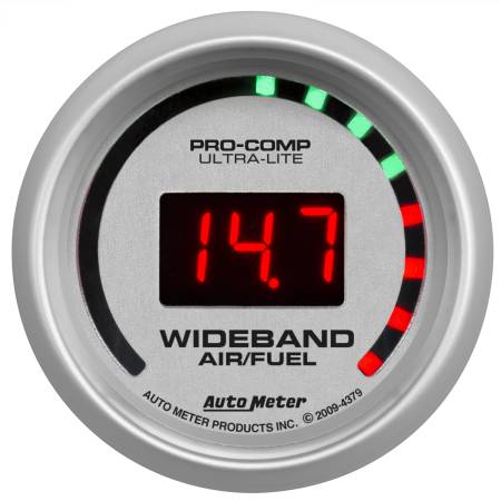 AutoMeter - AutoMeter Ultra-Lite 52mm Digital Wideband Air/Fuel Ratio Street Gauge