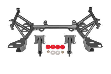 BMR Suspension - BMR 93-02 4th Gen F-Body K-member Low Mount Turbo LS1 Motor Mounts Standard Rack Mounts - Black