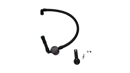 J&L Oil Separator Co - J&L 16-22 Dodge Durango / Jeep Grand Cherokee 3.6L Oil Separator 3.0 Passenger Side - Black Anodized