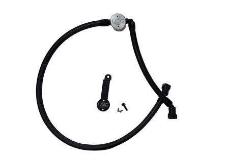 J&L Oil Separator Co - J&L 18-22 Jeep Wrangler JL 3.6L Driver Side Oil Separator 3.0 - Clear Anodized