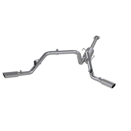 MBRP Exhaust - MBRP 05-13 Toyota Tacoma 4.0L EC/CC Dual Split Side T409 Cat Back Exhaust