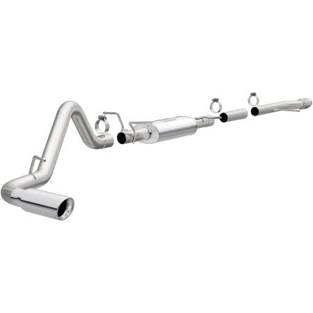 MagnaFlow Exhaust Products - MagnaFlow 14 Chevy Silverado V8 5.3L CC/EC Cab Single P/S Rear Exit Stainless Cat Back Perf Exhaust