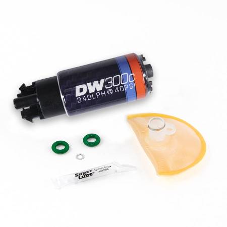 DeatschWerks - DeatschWerks 340lph DW300C Compact Fuel Pump w/ 06-11 Civic Set Up Kit (w/o Mounting Clips)