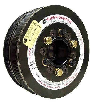 ATI Performance Products - ATI Damper - 7.425in - Steel LW - 6/4 Grv - LS1/LS2 - F & V Body - 3 Ring