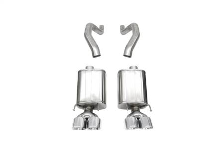 CORSA Performance - Corsa 06-13 Chevy Corvette C6 Z06 7.0L / 09-13 ZR1 6.2L Polished Axle-Back Exhaust w/4.5in Twin Tips