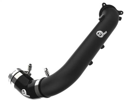 aFe Power (Advanced FLOW Engineering) - aFe BladeRunner Black 2-3/4in Aluminum Charge Pipe 2021 Toyota Supra GR (A90) I4-2.0L (t) B48