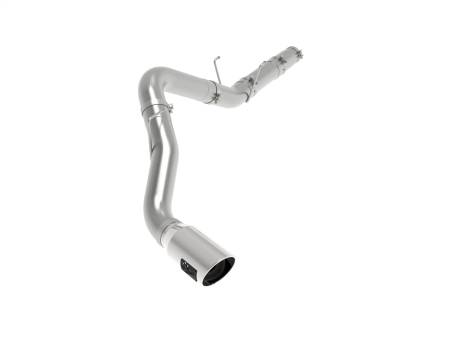aFe Power (Advanced FLOW Engineering) - aFe LARGE BORE HD 5in 409-SS DPF-Back Exhaust w/Pol Tip 19-20 Ram Diesel Trucks L6-6.7L (td)