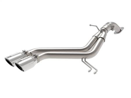aFe Power (Advanced FLOW Engineering) - aFe Takeda 13-17 Hyundai Veloster L4-1.6L 2-1/2in 304 SS Axle-Back Exhaust w/ Polished Tips