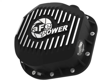 aFe Power (Advanced FLOW Engineering) - aFe Cover Diff Rear Machined COV Diff R Ford Diesel Trucks 86-11 V8-6.4/6.7L (td) Machined