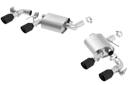 Borla - Borla 2016 Chevy Camaro V8 SS AT/MT ATAK Rear Section Exhaust w/ Dual Mode Valves Ceramic Black