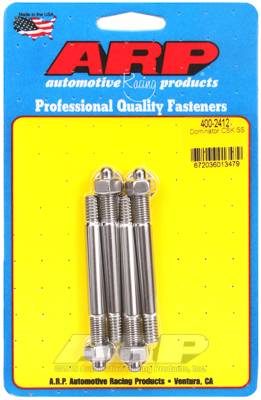 ARP - ARP Dominator with 1/2" or 1" SS spacer carb stud kit 400-2412