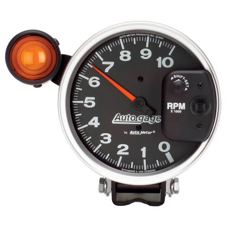 AutoMeter - AutoMeter 5 inch 10,000 RPM Monster Shift Lite Pedestal Tachometer