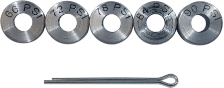 Boundary Racing Pumps - Boundary 89-05 Ford/Mazda BP (All Types) I4 Shim Kit (7/14/21/28/35 PSI) w/Retaining Pin