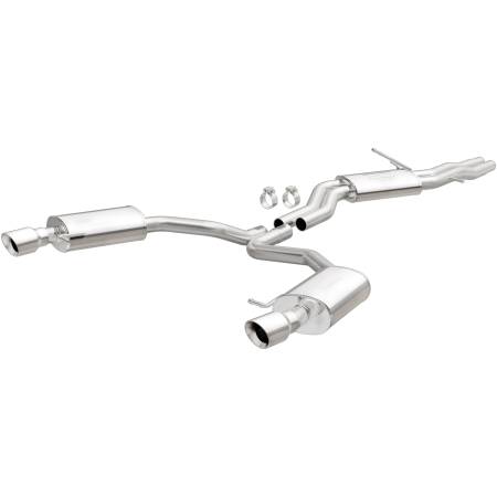 MagnaFlow Exhaust Products - MagnaFlow Sys Cat-Back 12-15 Audi A6 / A7 3.0L V6 SS 2.5in Dual Split Rear Ext 4in Tips