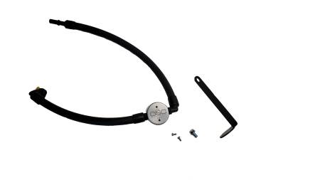 J&L Oil Separator Co - J&L 2021.5-2022 Ford Bronco 2.3L EcoBoost Oil Separator 3.0 Passenger Side - Clear Anodized