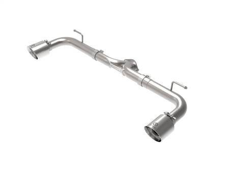 aFe Power (Advanced FLOW Engineering) - aFe Takeda 2-1/2in 304 SS Axle-Back Exhaust w/ Polished Tips 14-18 Mazda 3 L4 2.0L/2.5L