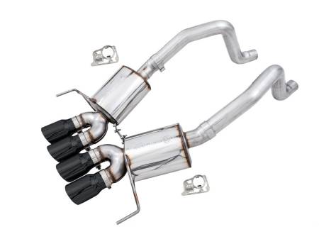 AWE Tuning - AWE 14-19 Chevy Corvette C7 Z06/ZR1 Touring Edition Axle-Back Exhaust w/Black Tips