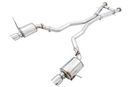 AWE Tuning - AWE 2020 Jeep Grand Cherokee SRT Touring Edition Exhaust - Chrome Silver Tips