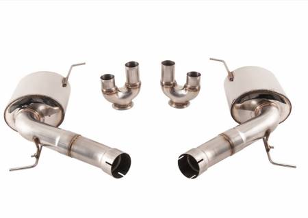 AWE Tuning - AWE BMW F10 M5 Touring Edition Axle-Back Exhaust Chrome Silver Tips