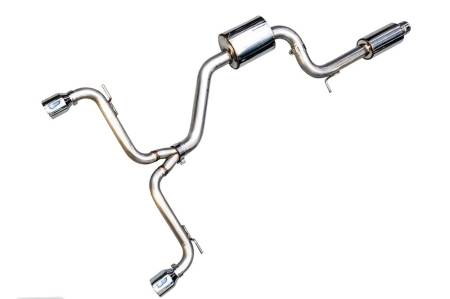 AWE Tuning - AWE VW MK7 GTI Touring Edition Exhaust - Chrome Silver Tips