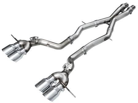 AWE Tuning - AWE 23-24 BMW G87 M2 Track Edition Exhaust - Chrome Silver Tips