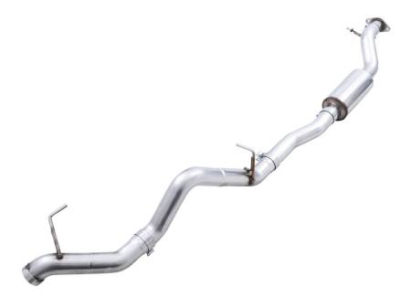 AWE Tuning - AWE 2021+ Ford Bronco 0FG Exhaust (No Tips) w/ Bash Guard