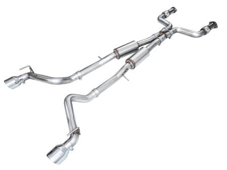 AWE Tuning - AWE 2023 Nissan Z RZ34 RWD Track Edition Catback Exhaust System w/ Chrome Silver Tips