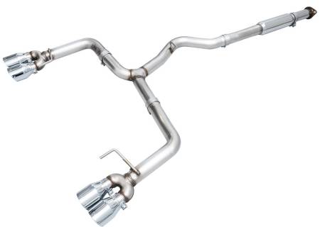 AWE Tuning - AWE 2022+ VB Subaru WRX Track Edition Exhaust - Chrome Silver Tips