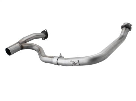 aFe Power (Advanced FLOW Engineering) - aFe Twisted Steel Y-Pipe Stainless Steel 2.5in 12-14 Jeep Wrangler V6 3.6L