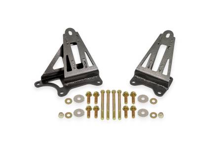 BMR Suspension - BMR 11-17 S197 Mustang Motor Mount Brackets - Black Hammertone