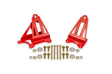 BMR Suspension - BMR 11-17 S197 Mustang Motor Mount Brackets - Red