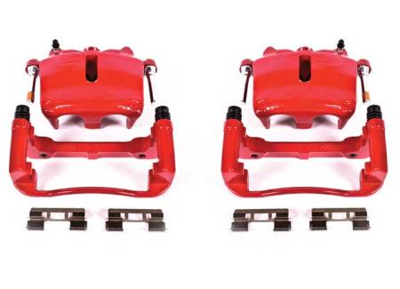 Power Stop - PowerStop 05-08 Ford F-150 Front Red Calipers w/Brackets - Pair