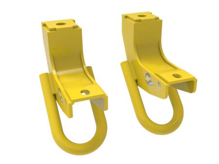 aFe Power (Advanced FLOW Engineering) - aFe Toyota Tundra 2022 V6-3.5L (tt) Front Tow Hook Yellow