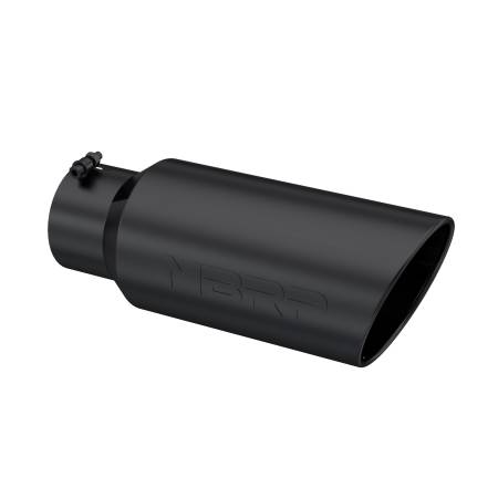 MBRP Exhaust - MBRP Universal Tip 7in O.D. Rolled End 5in inlet 18in length Black